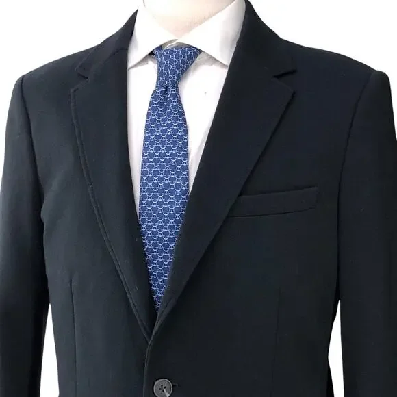 Artefact StichFix Mens Size M/S 40R Sport Coat Knit Blazer Unstructured Black